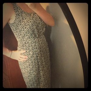 Loft sz 4 Black and white polka dot dress